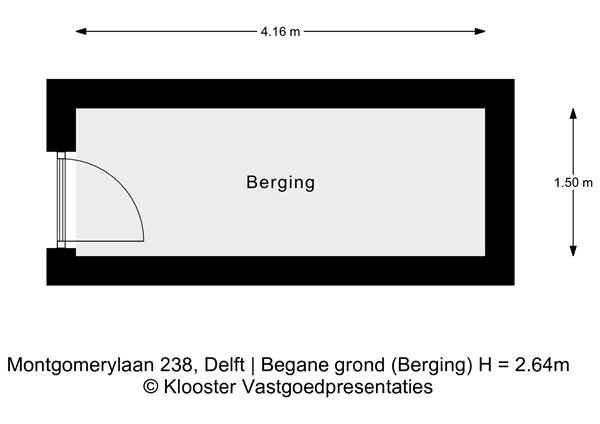 Plattegrond - Montgomerylaan 238, 2625 PV Delft - Begane grond (Berging).jpeg